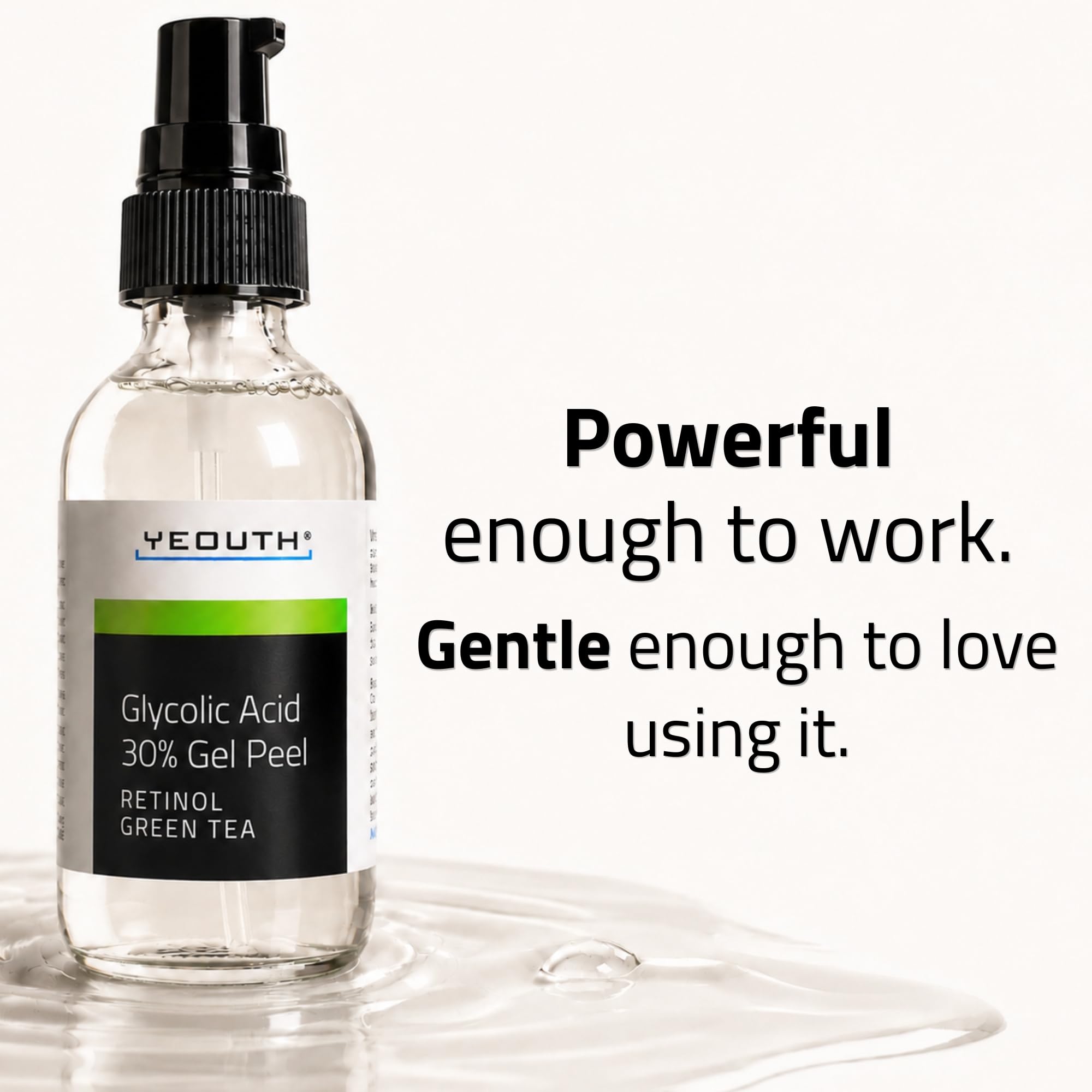 YEOUTH texture close-up highlighting peel consistency for controlled exfoliation
