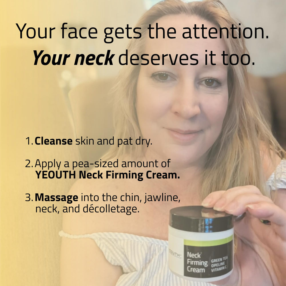 Lifestyle vanity scene with YEOUTH jar conveying daily skincare ritual benefits