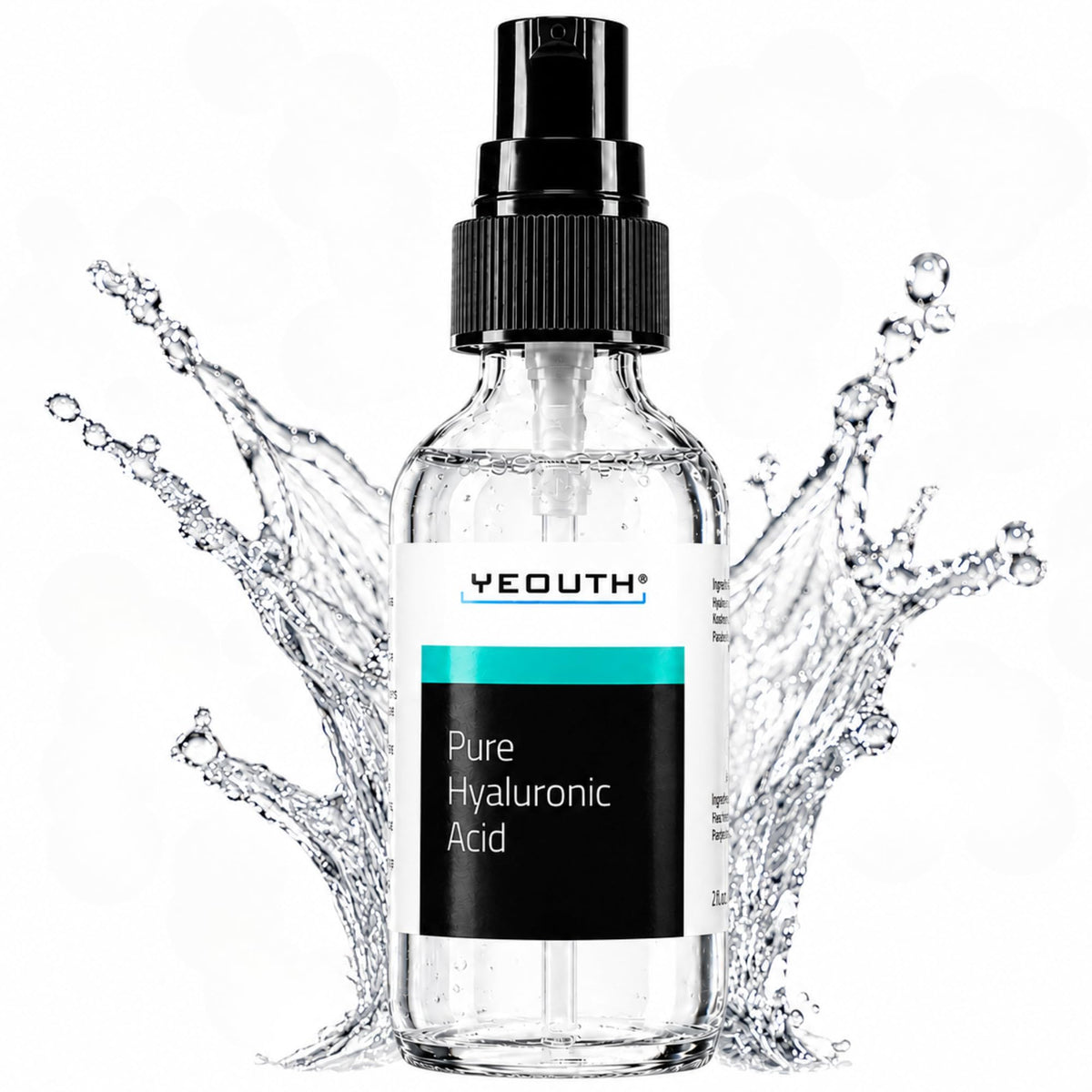 YEOUTH front packaging showing 1oz serum bottle for visible hydration benefit