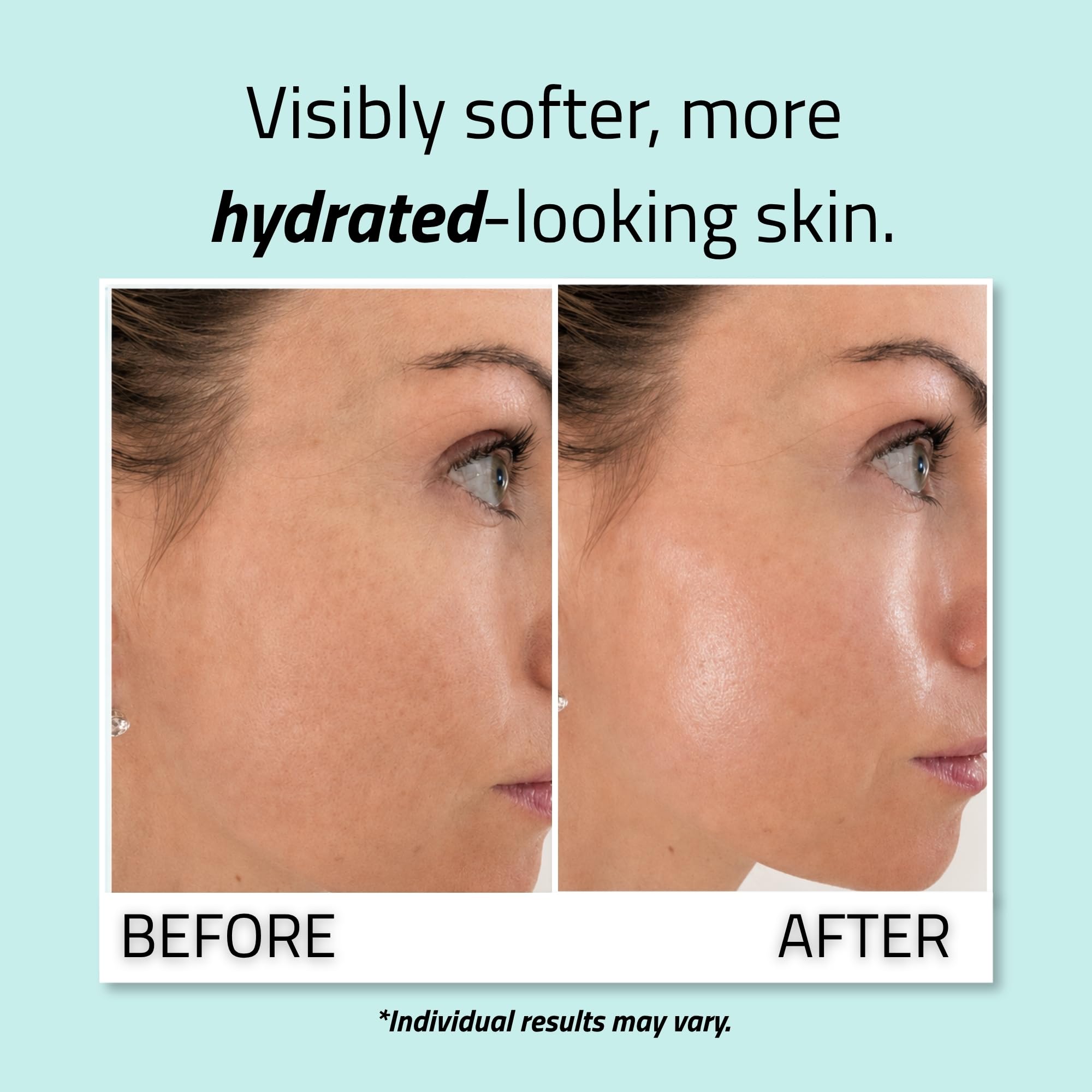 YEOUTH pipette releasing a drop illustrating concentrated hyaluronic hydration benefit
