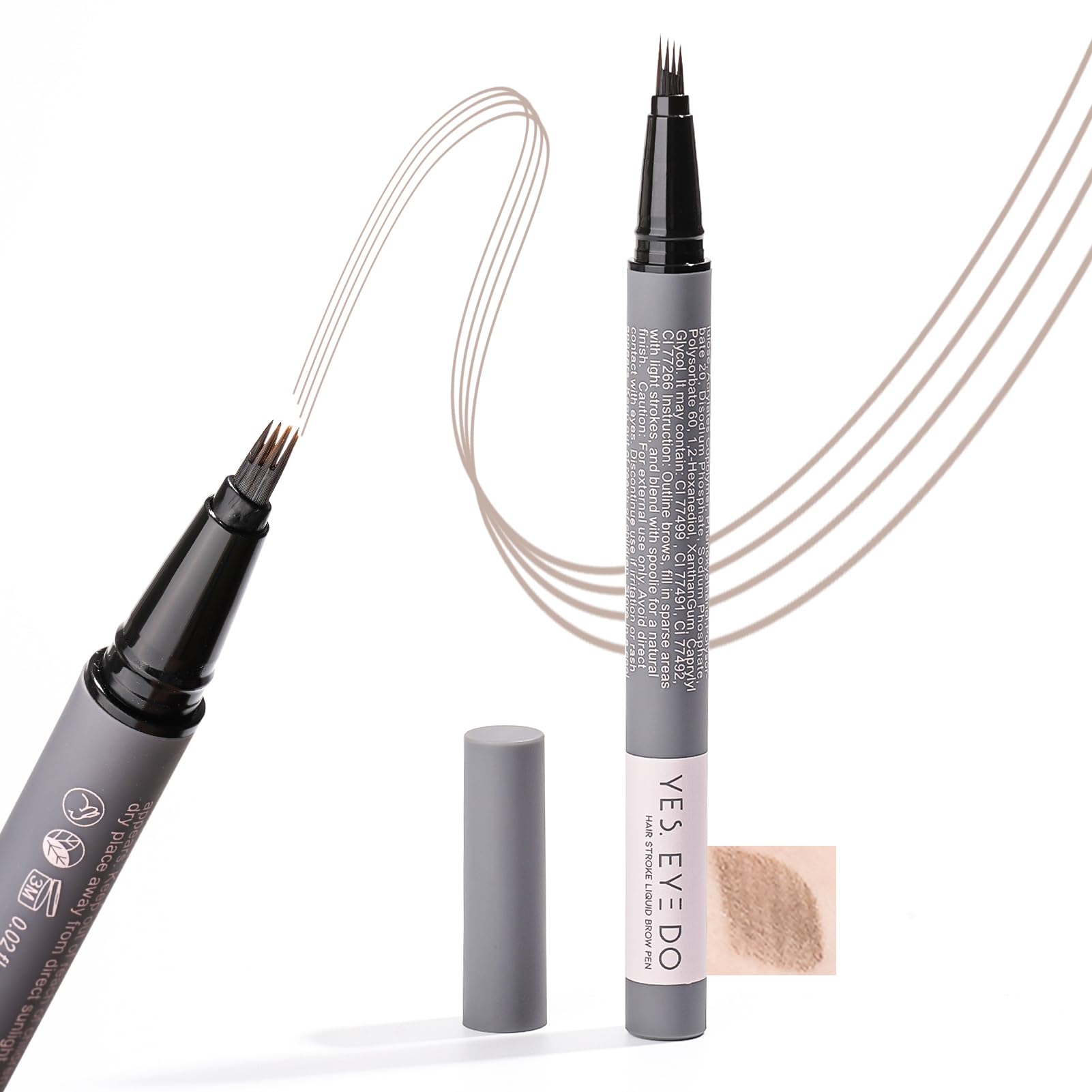 YES.EYE DO front packaging showing pencil and soft grey tone for flattering brows