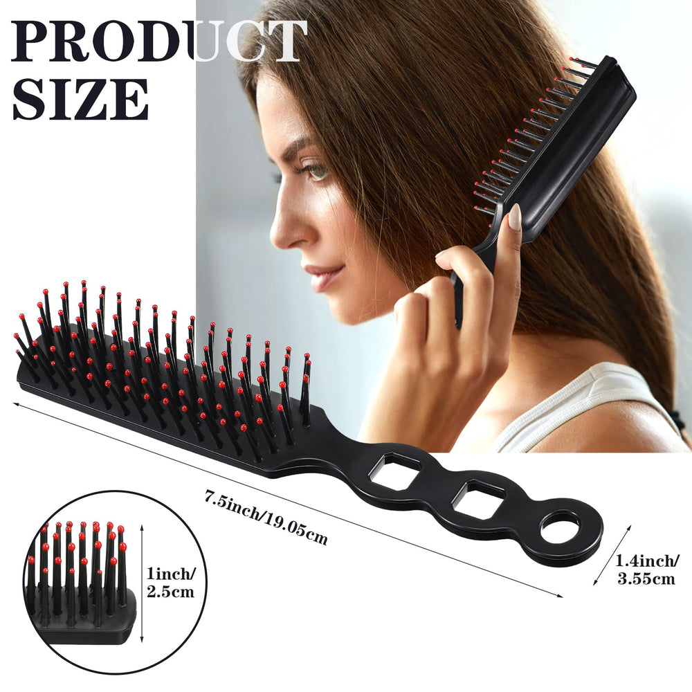 Yetene close-up of rounded bristle tips for gentle scalp comfort