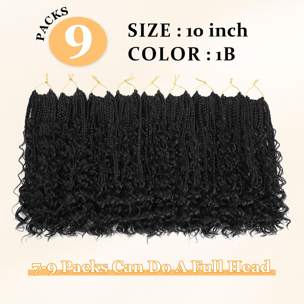 YEWELL close-up of braid texture and curly ends showing soft, natural look