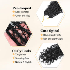 YEWELL crochet needle and rings included to simplify DIY installation
