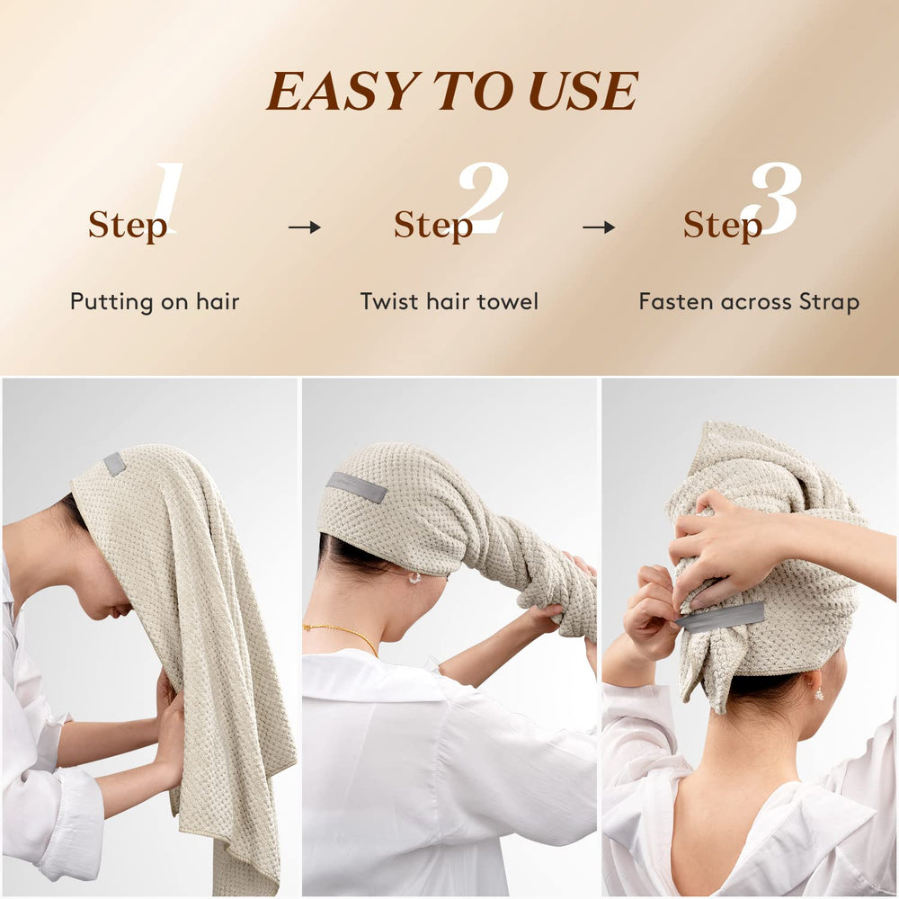 YFONG child wearing towel demonstrating gentle fit and comfort benefit
