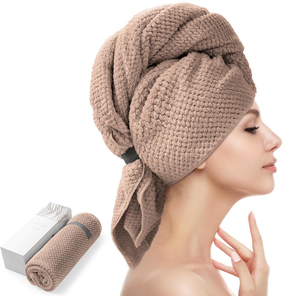 YFONG front view of large microfiber wrap showing full size and shape benefit