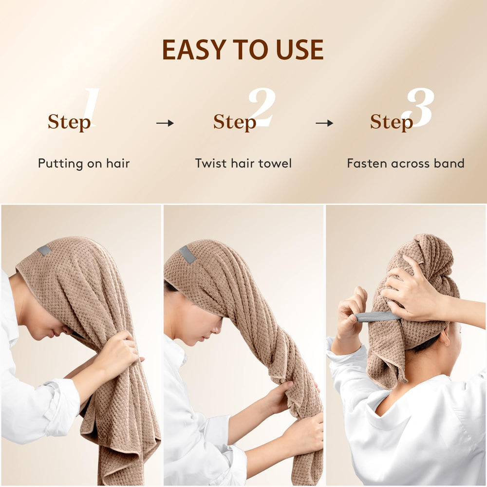 YFONG in bright bathroom lifestyle image promoting practical everyday use benefit