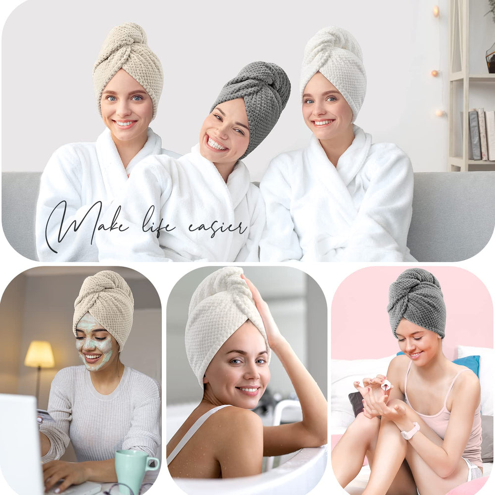 YFONG wrap on a bathroom vanity styled to show everyday use and quick-dry convenience
