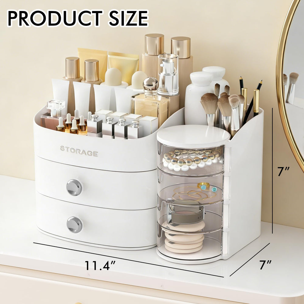 YGJT top compartment filled with bottles for quick daily access