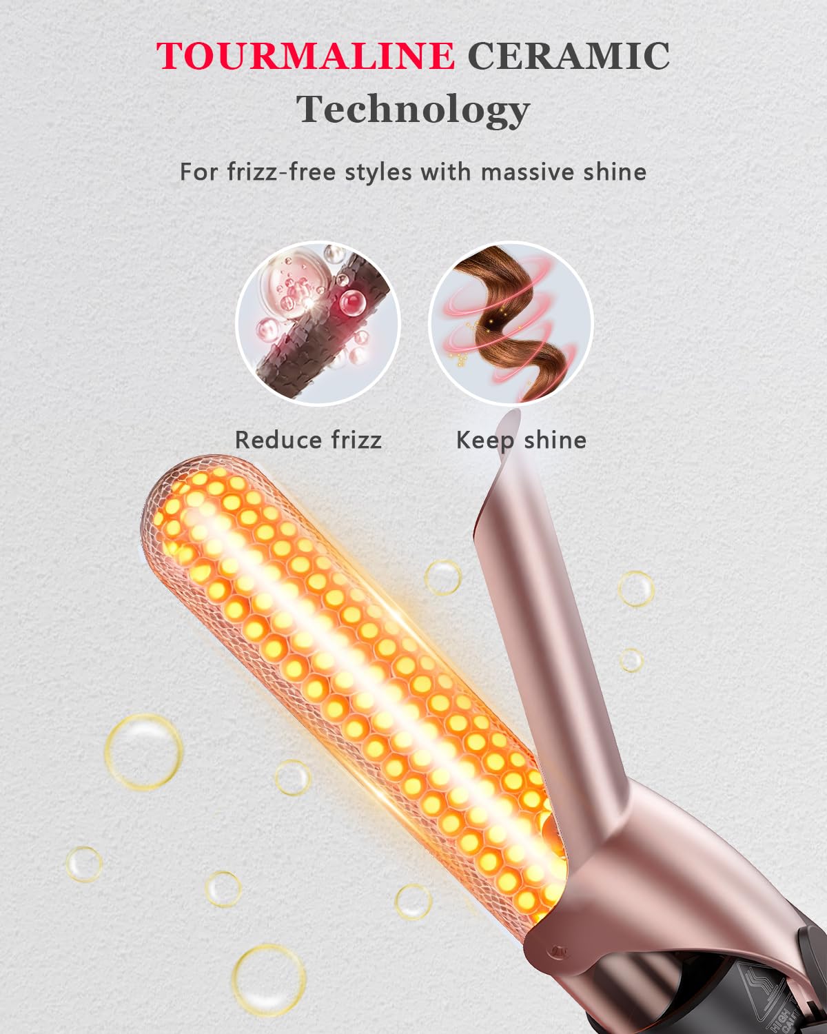YGOVVK heat-resistant glove and clips displayed to protect hands and secure sections