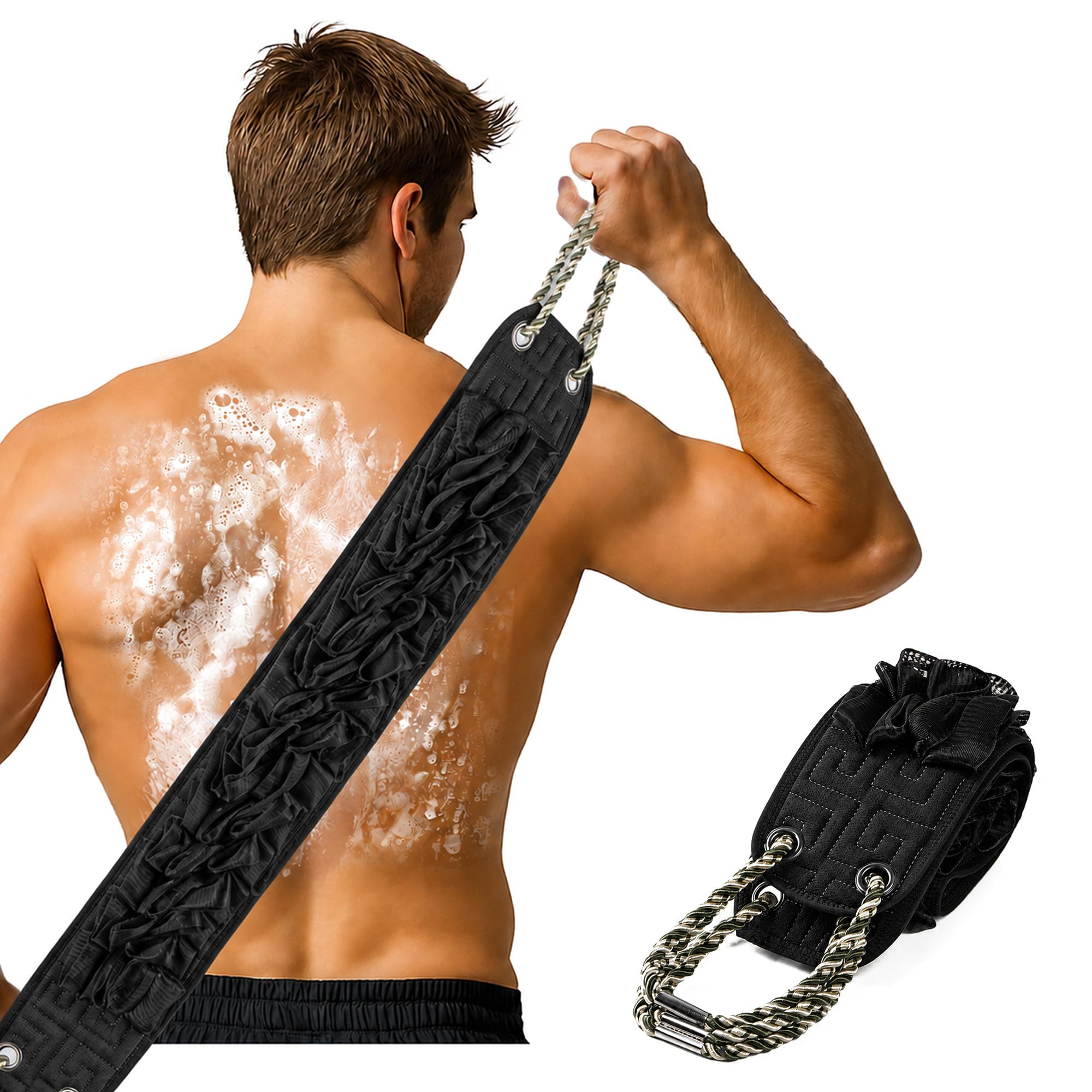 Yiclick creating rich foam to show lathering and gentle cleanse