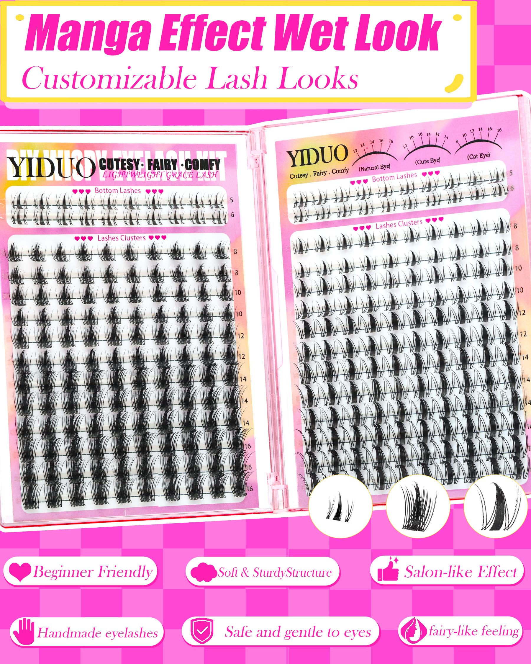 YIDUO Bond Seal and remover bottles with tweezers for reliable long-lasting hold