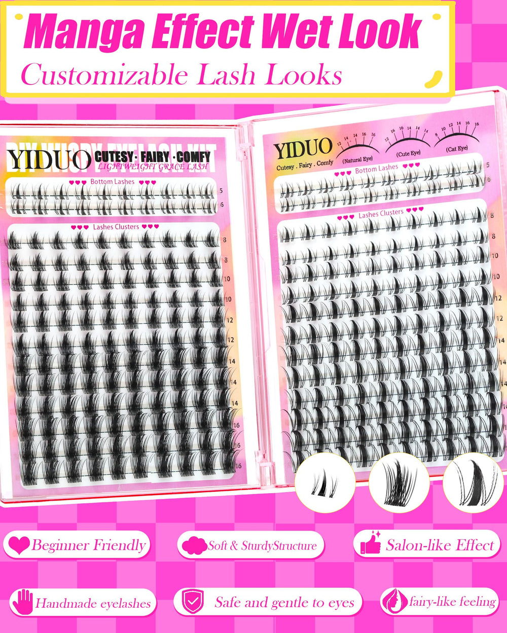 YIDUO Bond Seal and remover bottles with tweezers for reliable long-lasting hold