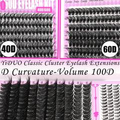 YIDUO close-up of four cluster trays highlighting texture and density benefits