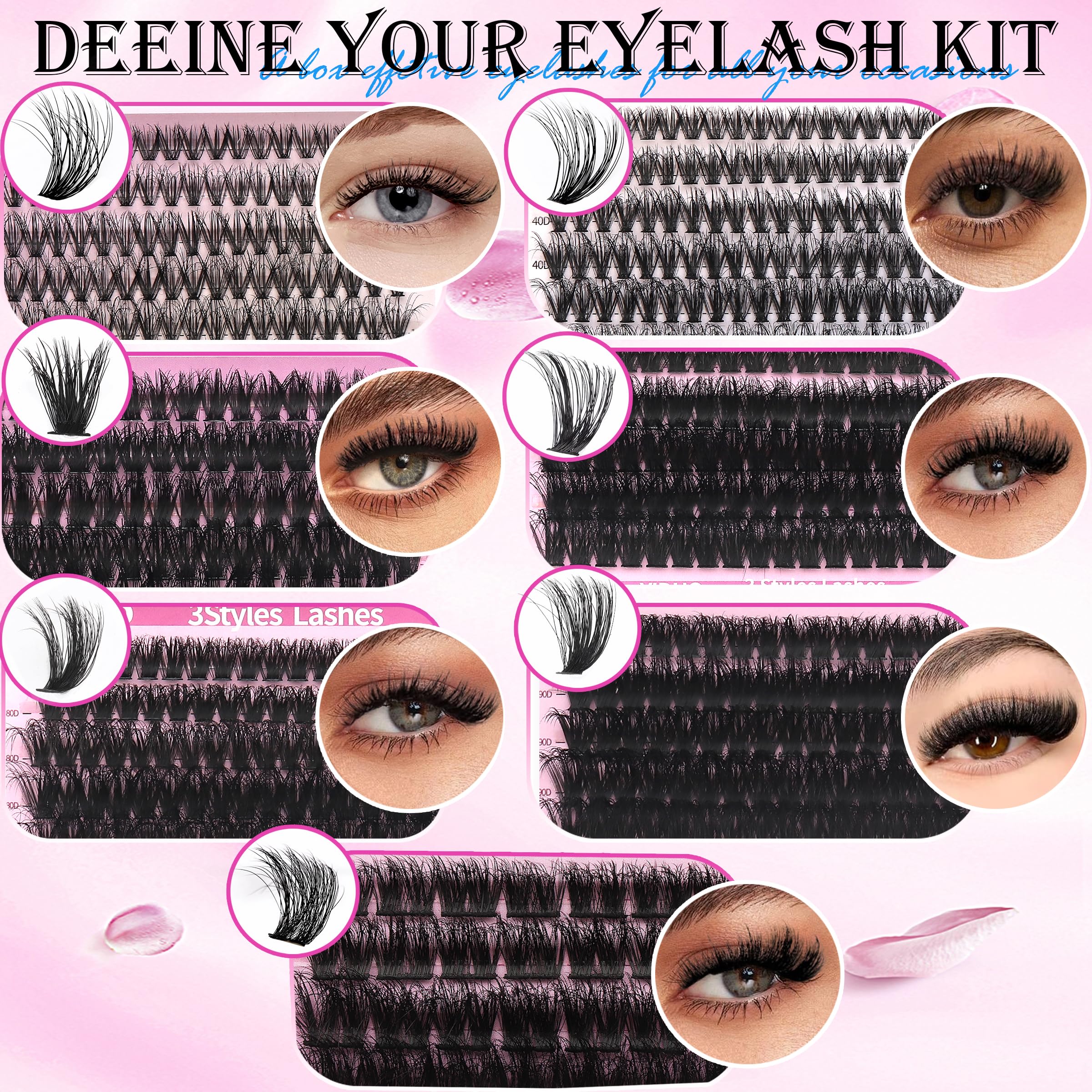 YIDUO close-up of lash fibers highlighting soft texture for comfortable wear