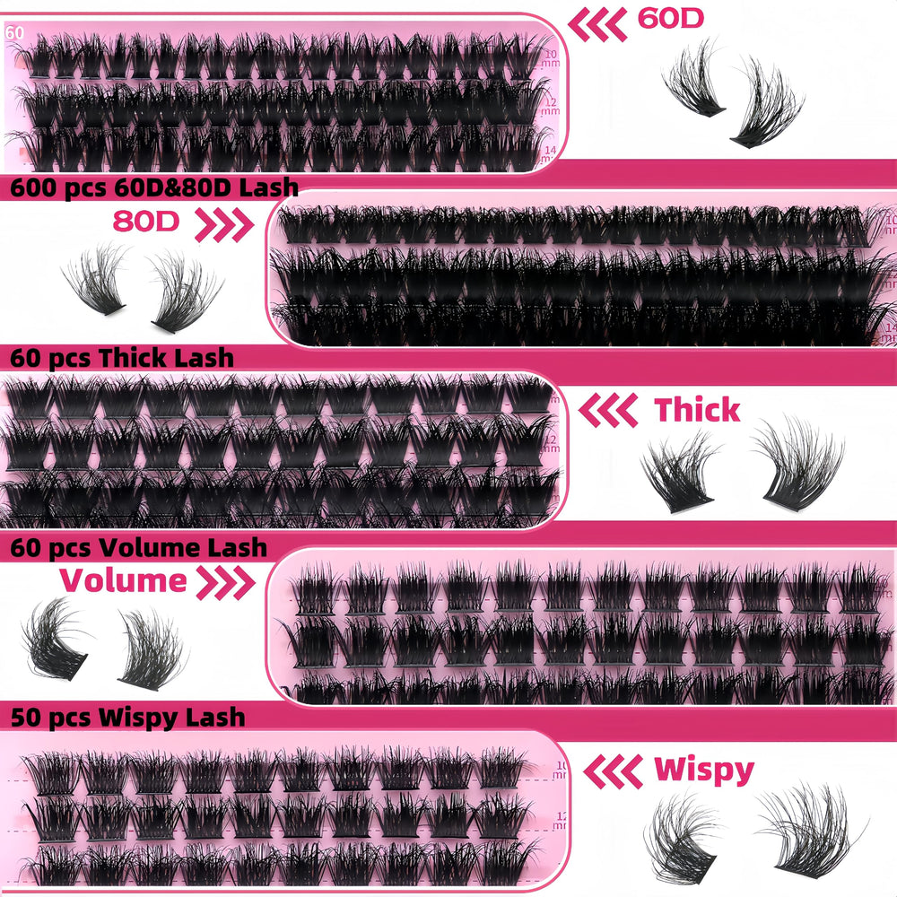 YIDUO clusters held in hand for size and quantity reference