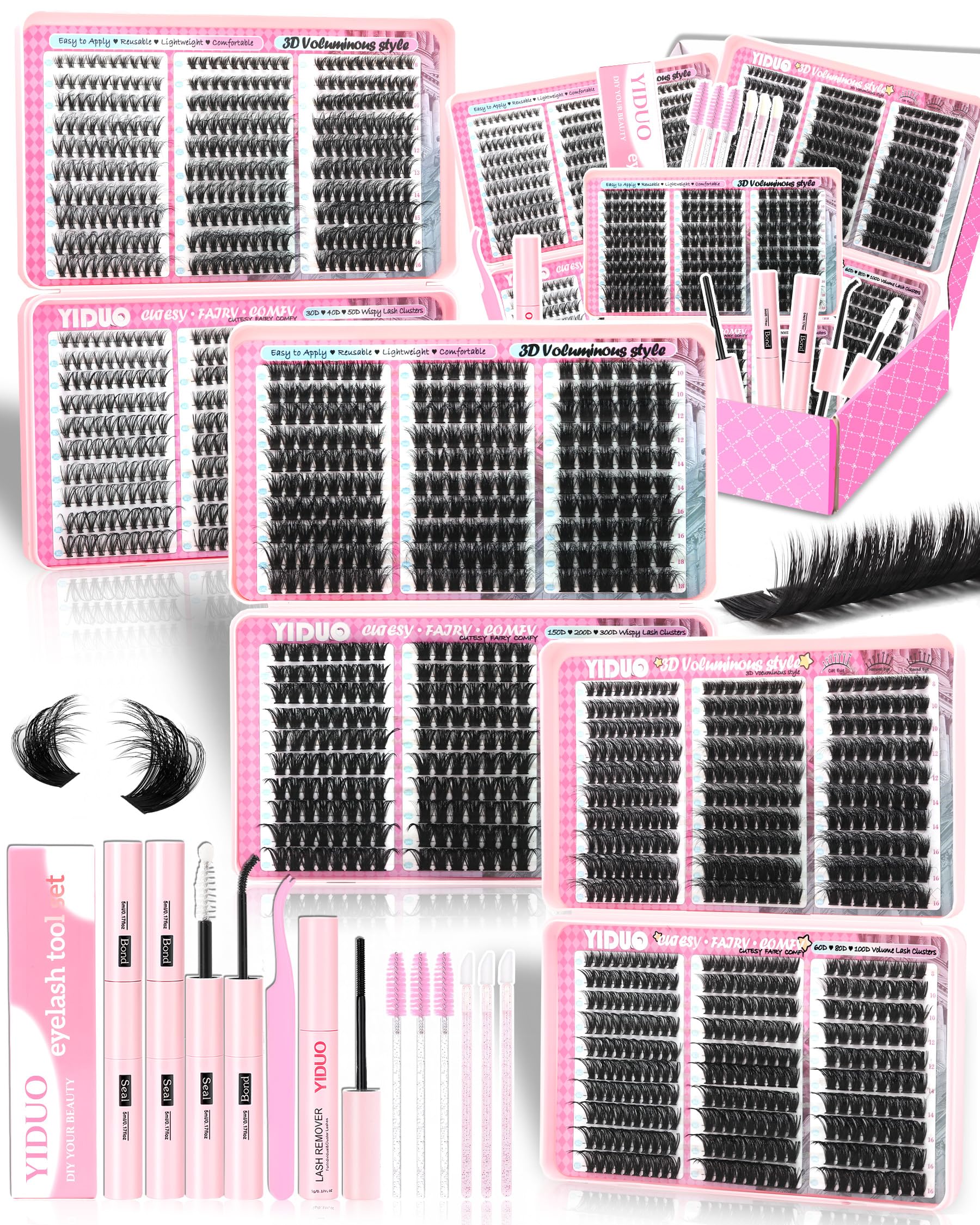 YIDUO front packaging showing full 3-box bulk kit and tools for value