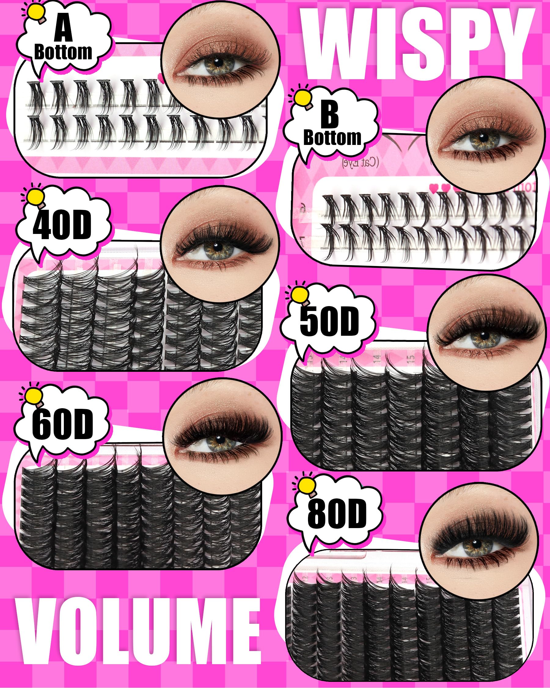 YIDUO arranged 9–16mm lengths showing seamless layering options