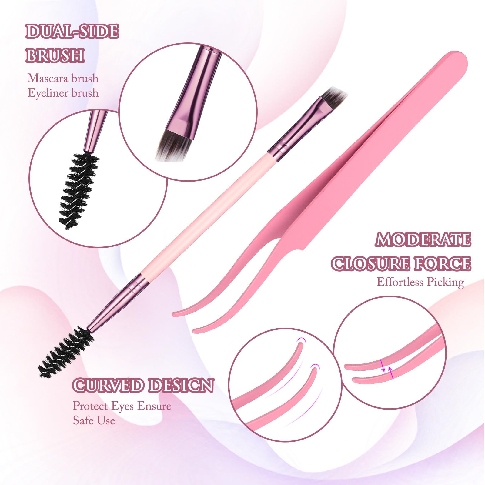 YIDUO lash fiber closeup highlighting lightweight softness