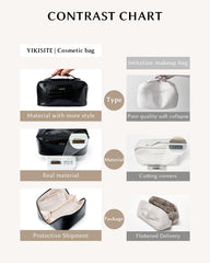 Yikisite interior divider detail keeping makeup and toiletries separated