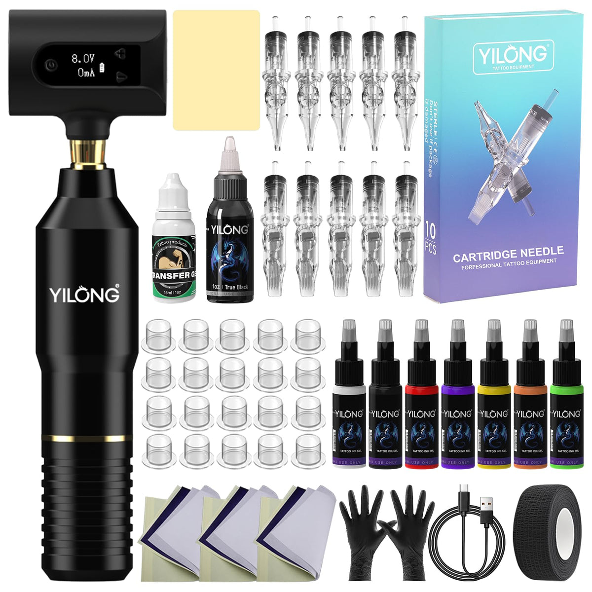 YILONG pen front view showing sleek ergonomic grip and comfort benefit