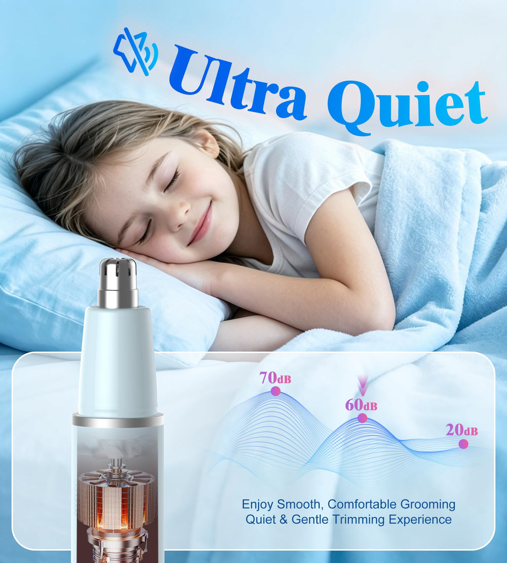 Yinowt detachable head under running water proving easy waterproof cleaning