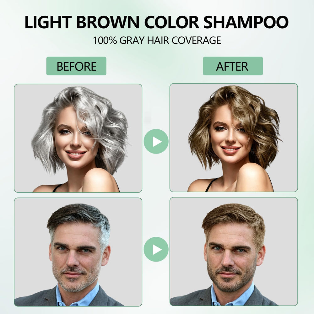 Yioscci being applied to dry hair to ensure deeper color deposit