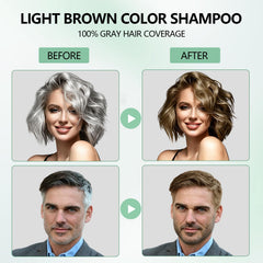 Yioscci being applied to dry hair to ensure deeper color deposit