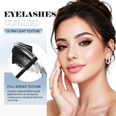 YLbufllay before and after lashes demonstrating visible length and volume