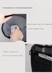 YLMAPHYREE interior lining close-up displaying breathable fabric benefit