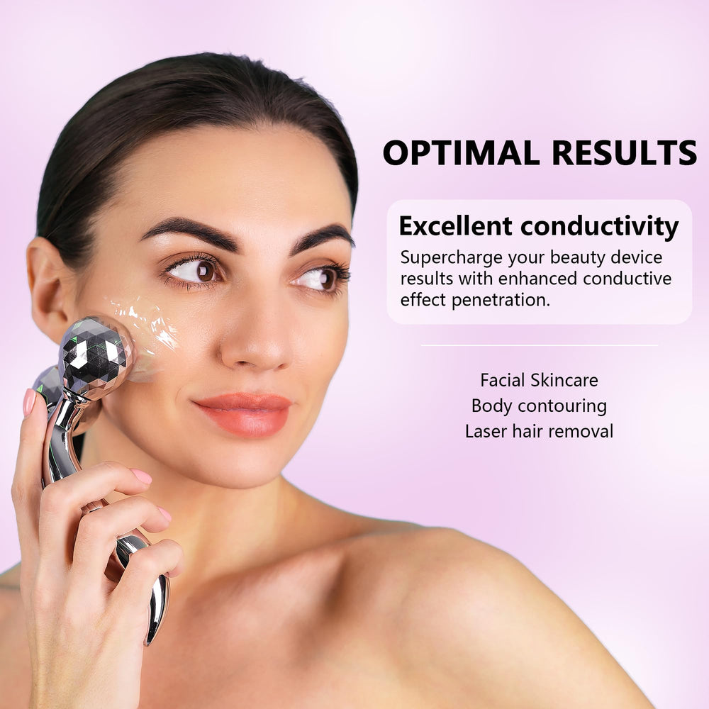 YMEYFAN gel texture close-up showing clear, smooth gel for easy glide