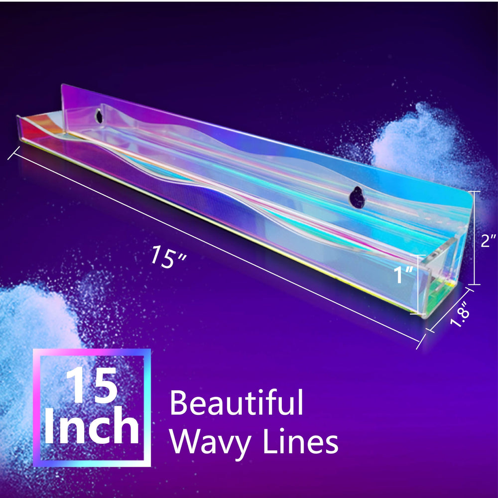 YMVV side profile highlighting wavy lip that prevents bottles from rolling