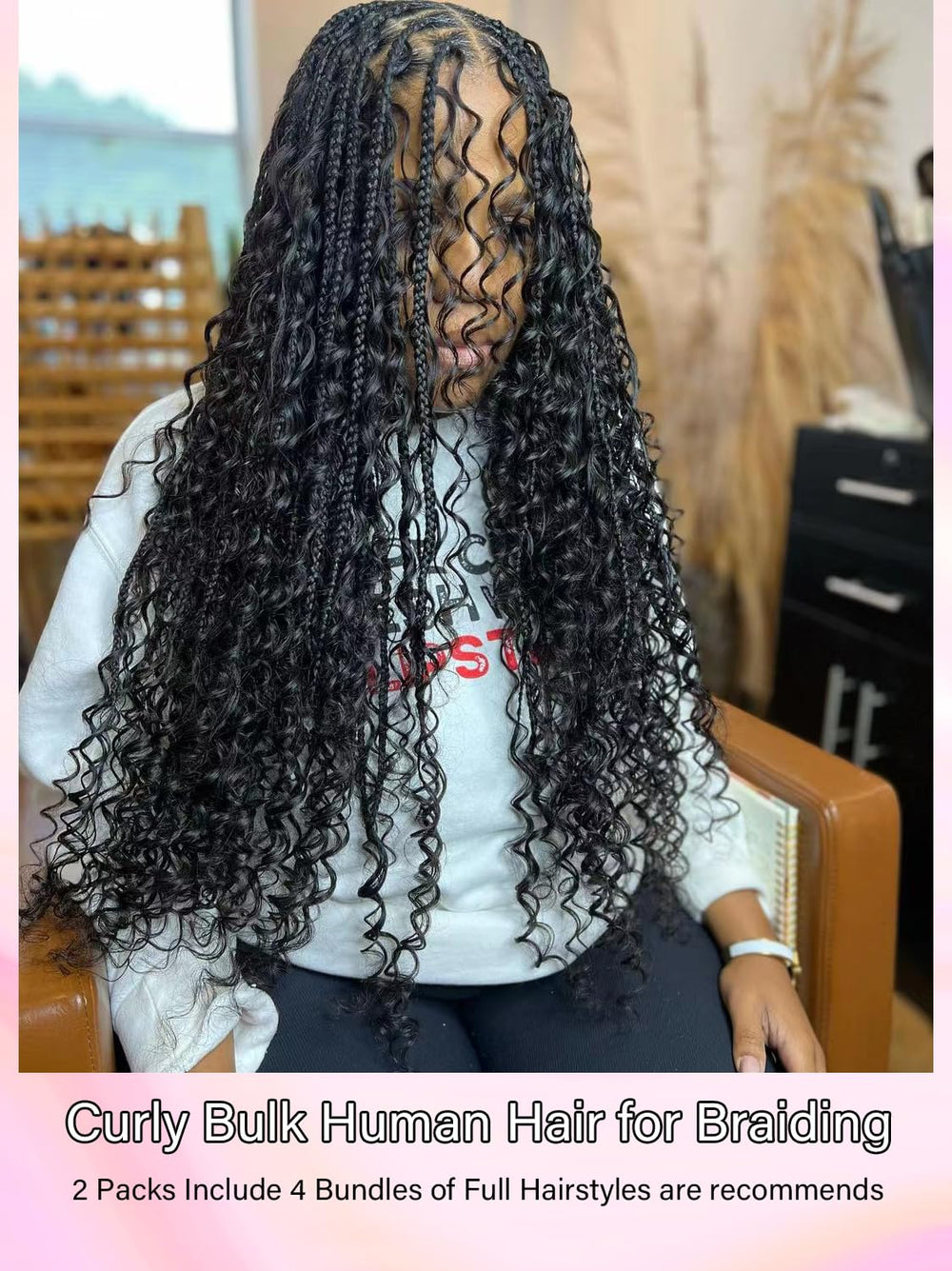 YNiSew product label close-up indicating virgin human hair quality