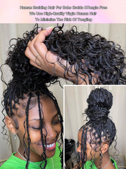 YNiSew loose bundles without weft highlighting versatility for braiding
