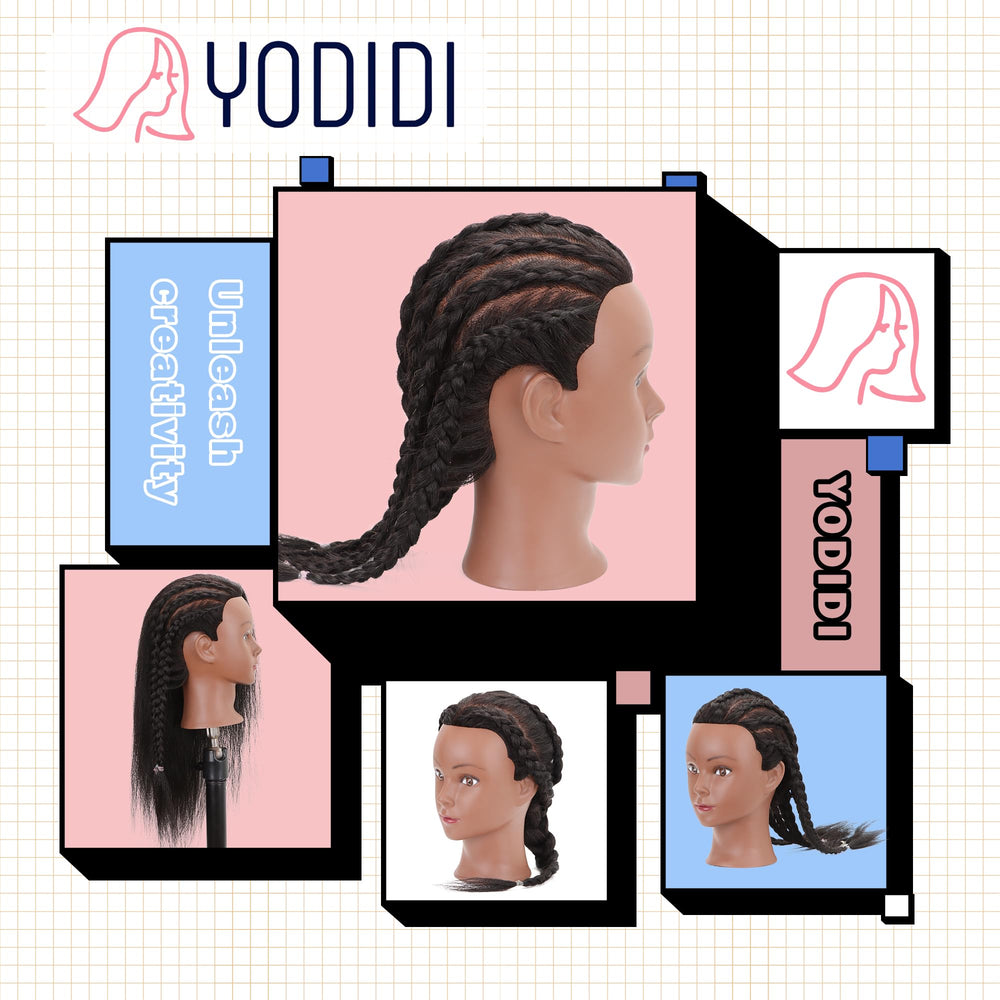 YODIDI length comparison showing 16 inch hair for versatile styling