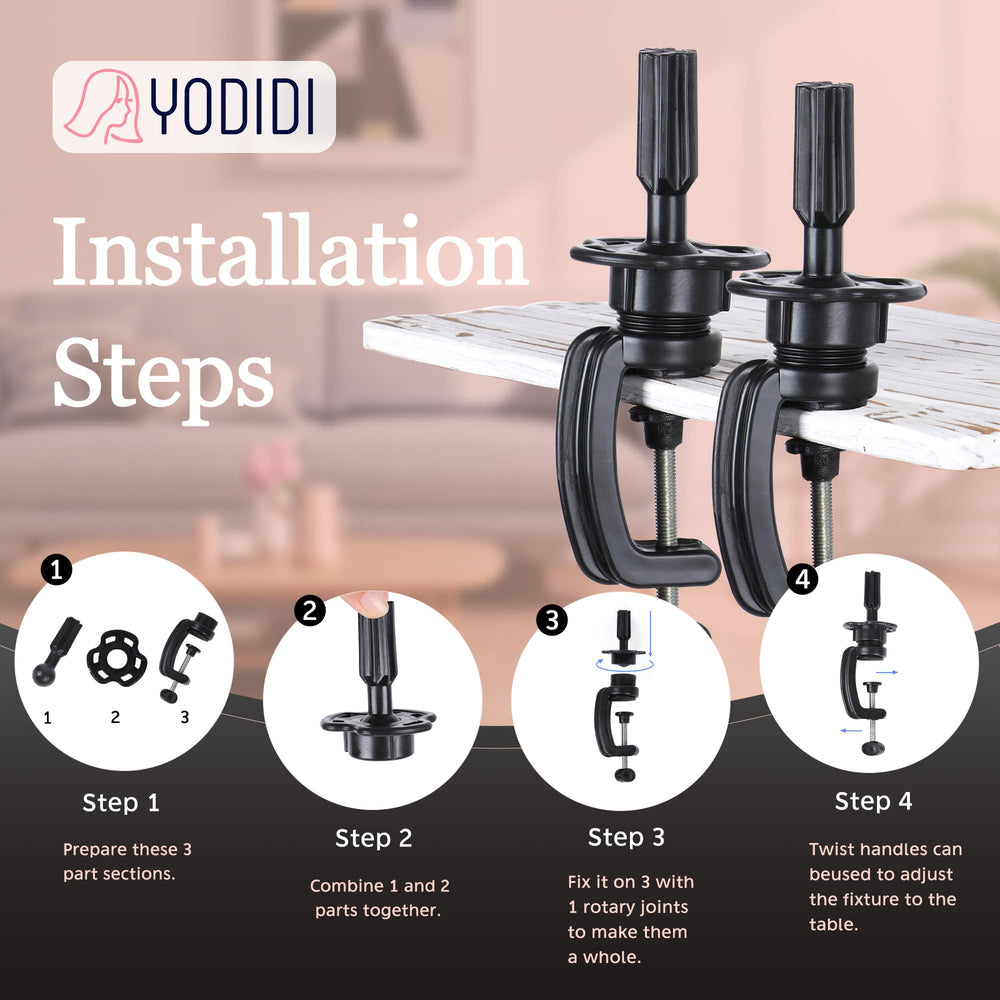 YODIDI tools pack beside head showing included accessories for training