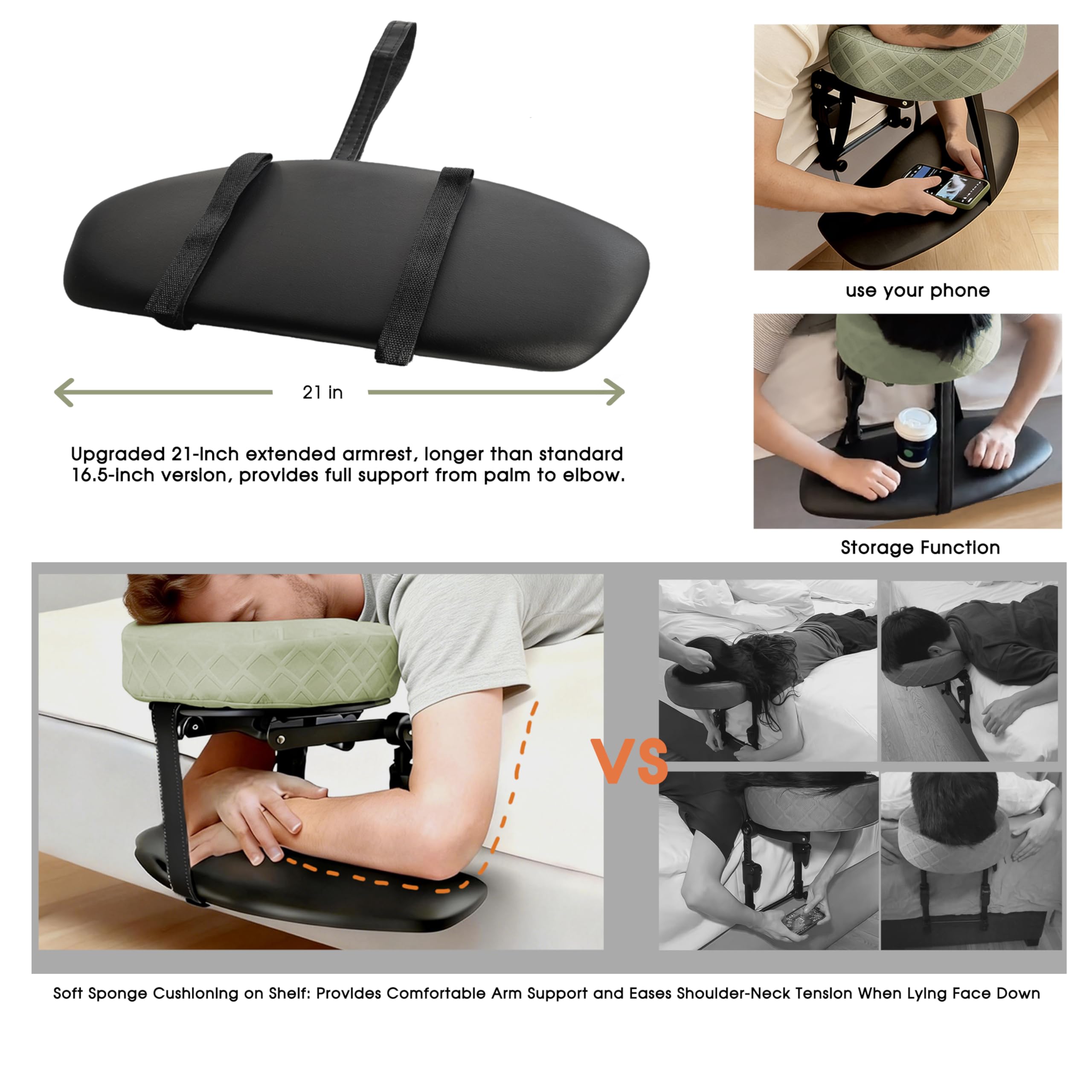 YOFENZO adjustable face cradle demonstrating angle customization benefit