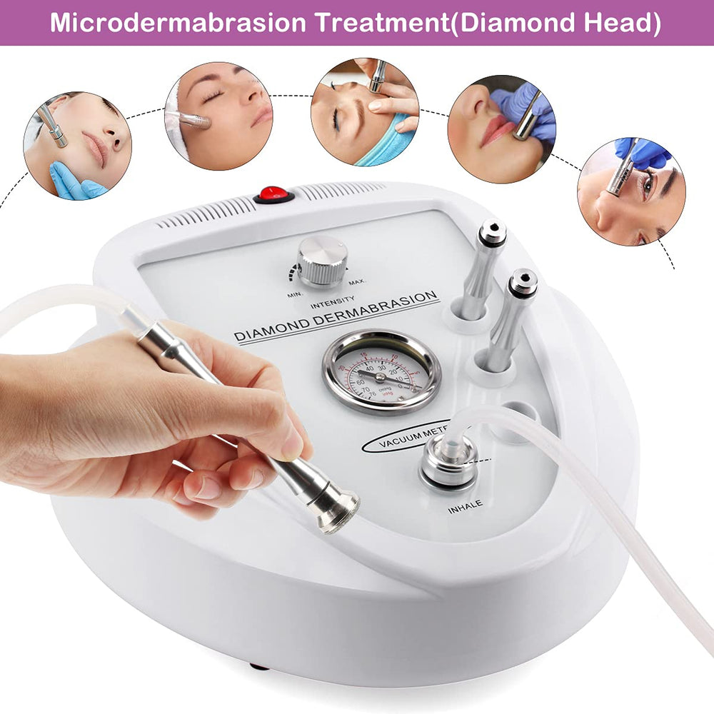 Yofuly in use on cheek demonstrating deep cleaning and smoother texture