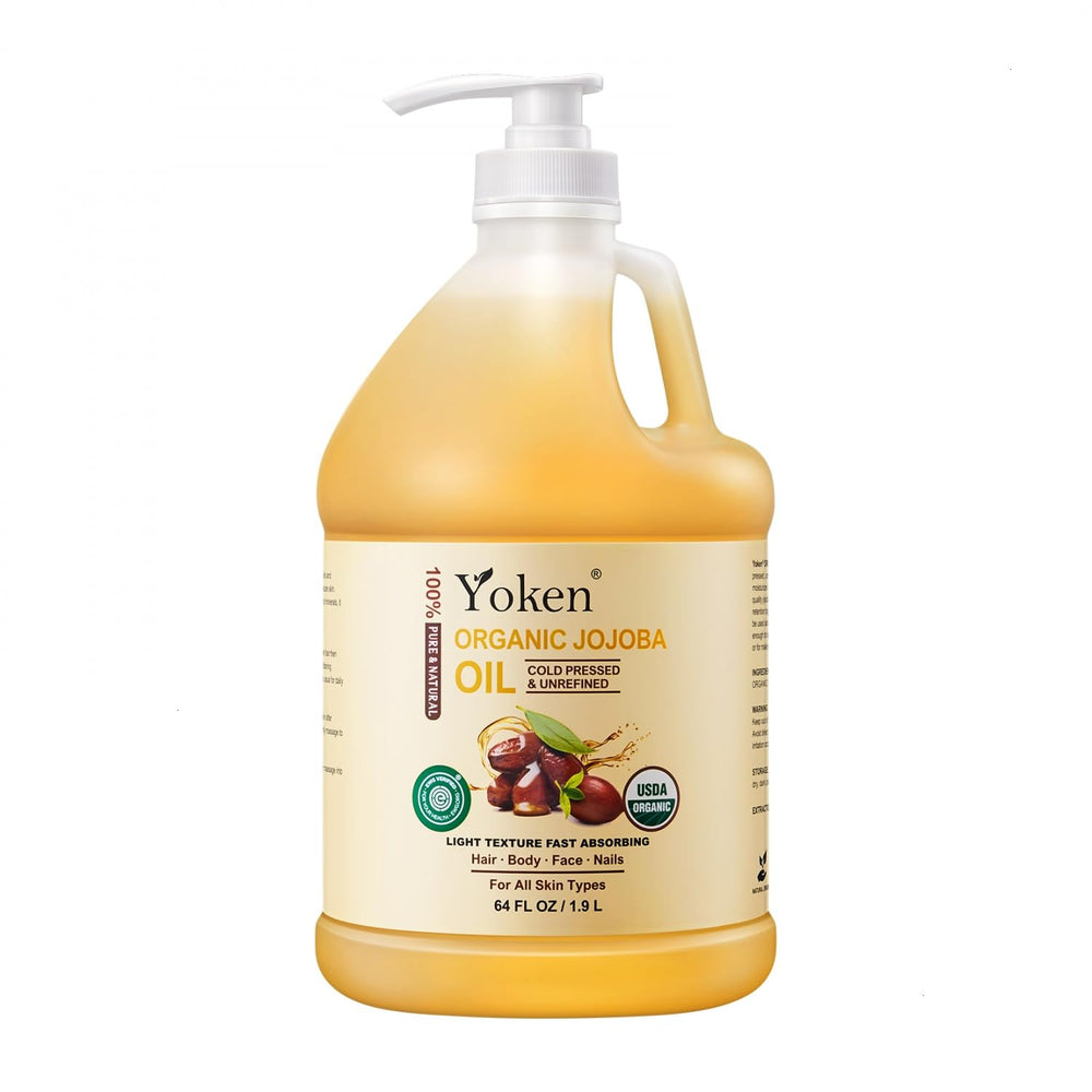 Yoken 64oz bottle front view showing size and packaging benefit