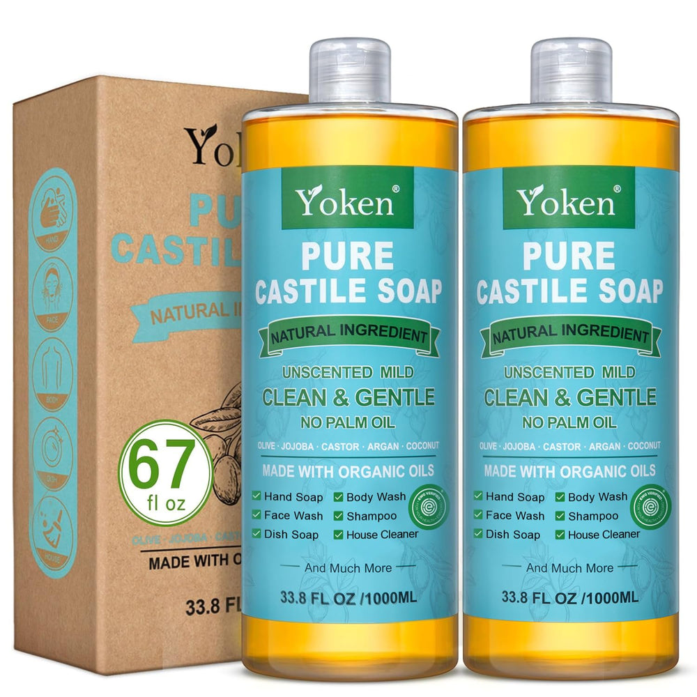 Yoken bottle front 67 oz showing label and unscented benefit