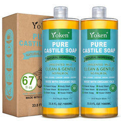 Yoken bottle front 67 oz showing label and unscented benefit