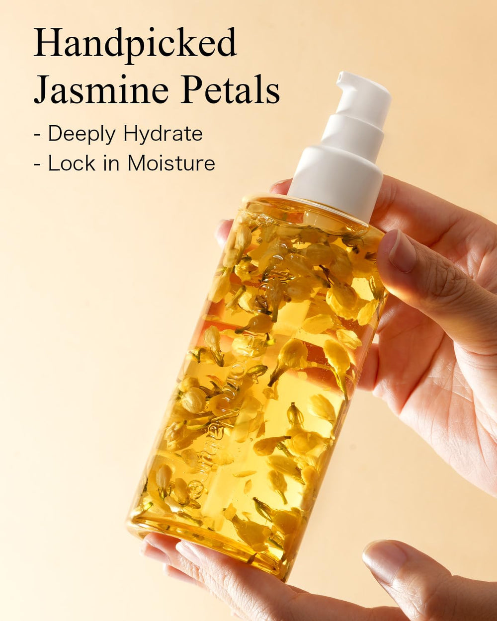 Using Yoken as hair serum to tame frizz and add shine