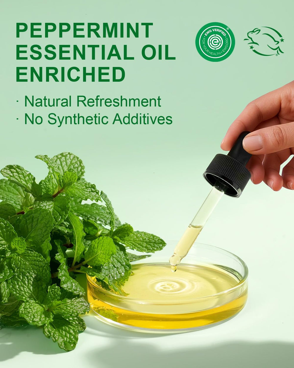 Yoken label ingredient panel highlighting organic oils and EWG verification