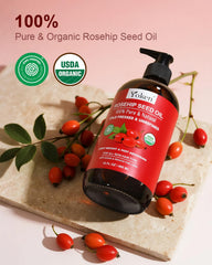 Yoken amber glass bottle detail protecting oil freshness and purity