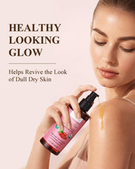 Yoken bottle held in hand to show 8oz scale and travel-friendly size benefit