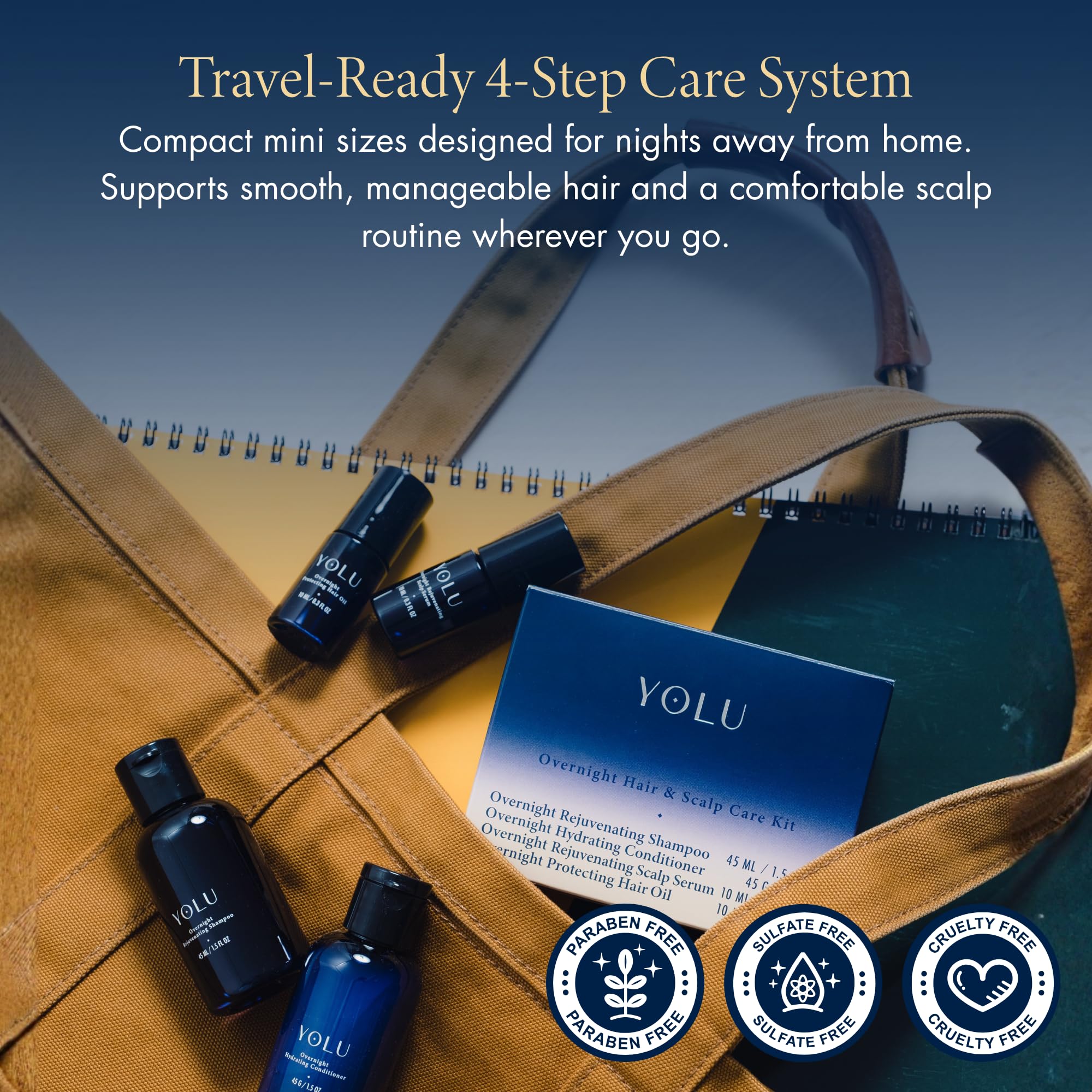 YOLU protecting hair oil pouring texture showing lightweight finish and anti-friction benefit