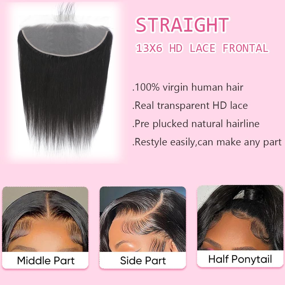 YOMIO texture of straight 12-inch hair showing smooth shine