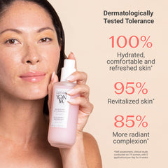 YON-KA close-up label highlighting Quintessence oils for soothing benefit