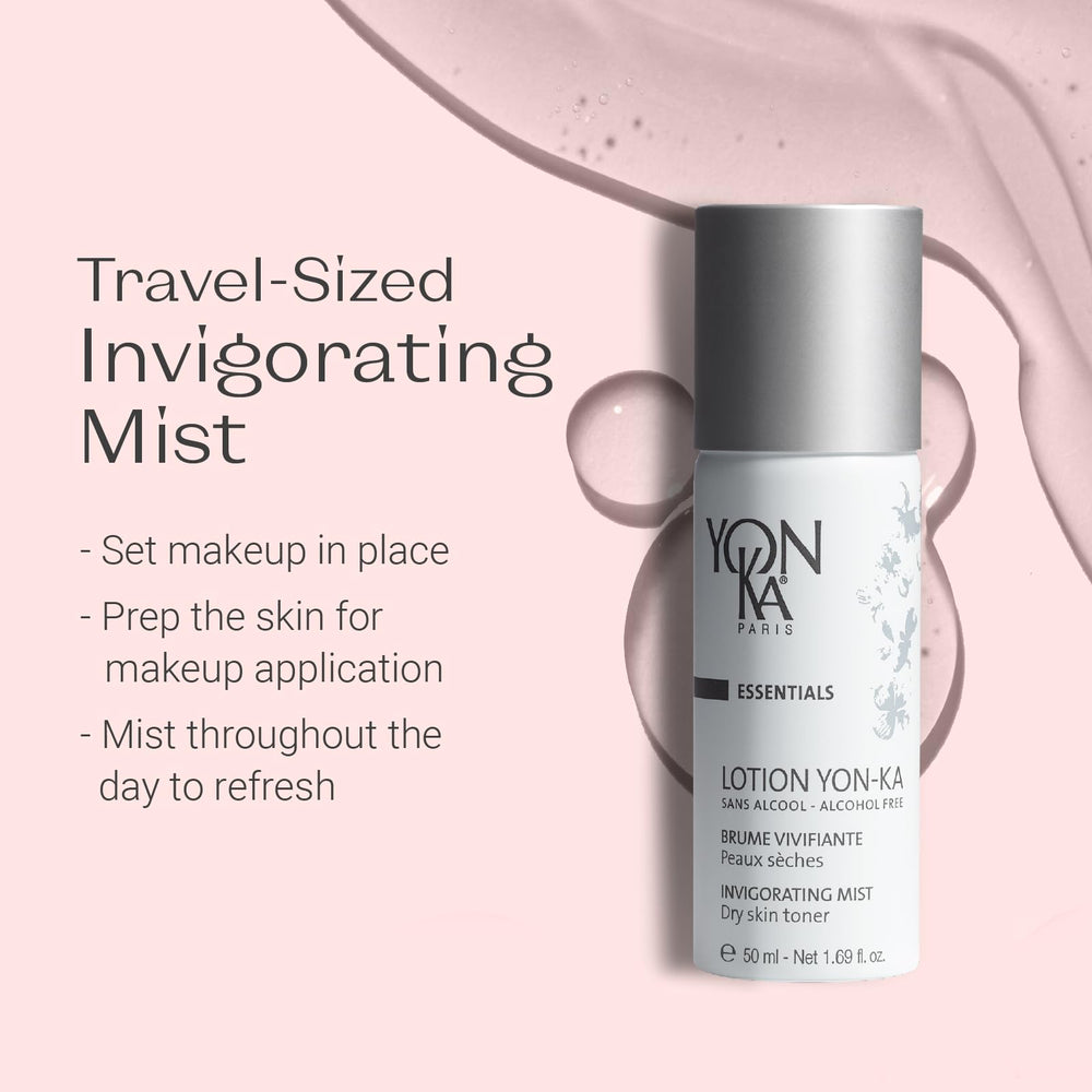 Yonka texture droplet on fingertip illustrating lightweight, non-greasy feel