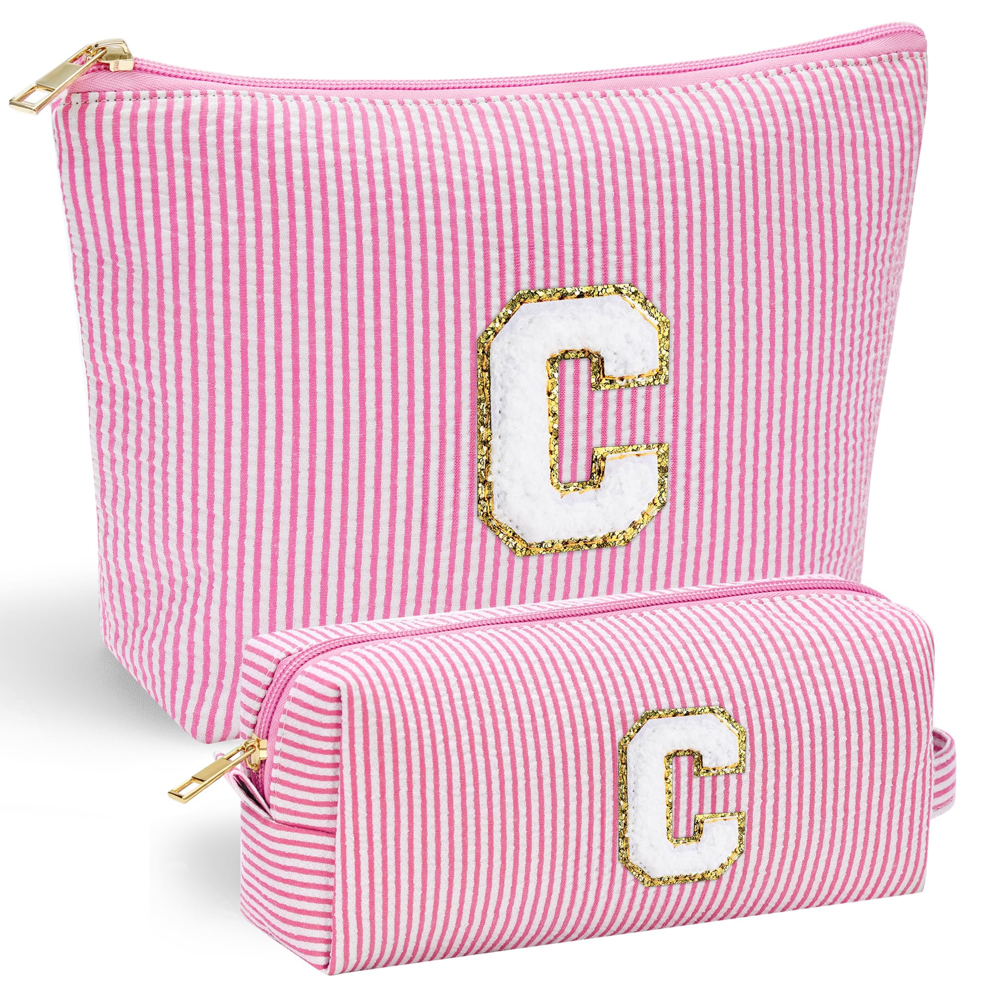 YOOLIFE front view showing personalized initial and preppy design, useful for gifting